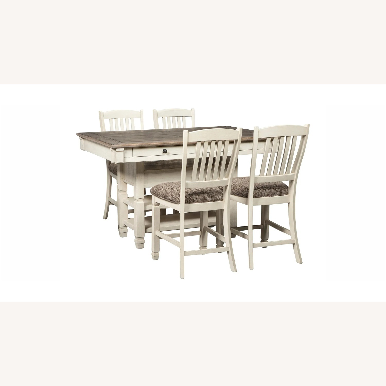Aspen High Top Dining Set with 4 Chairs and Wine Rack - image-8