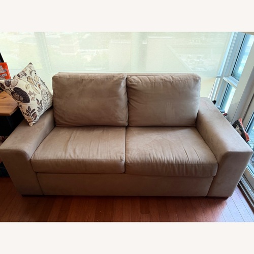 Used American Leather Natural Fabric Sleeper Sofa for sale on AptDeco