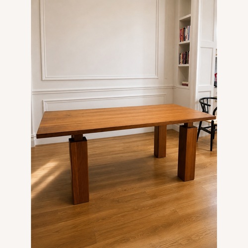Used Sun at Six Wolo Natural Wood Dining Table for sale on AptDeco