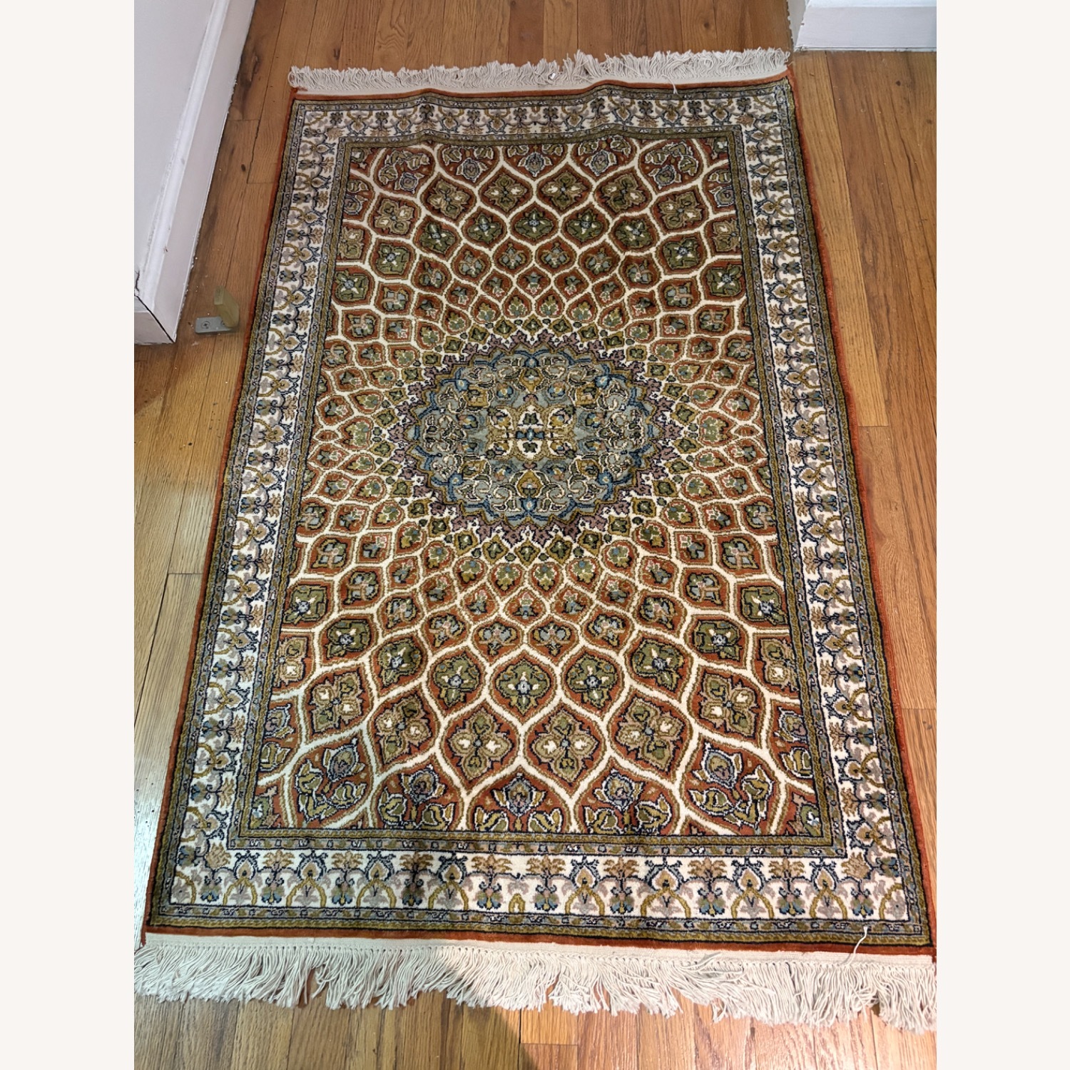 Indian Silk Rug - image-4