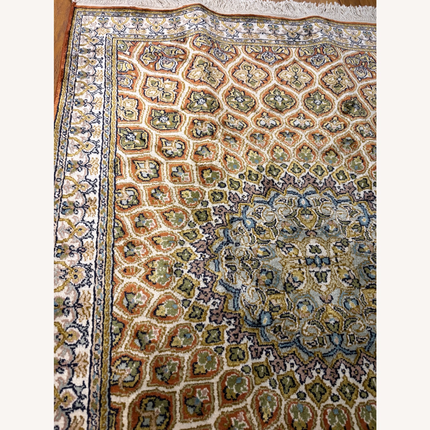 Indian Silk Rug - image-5