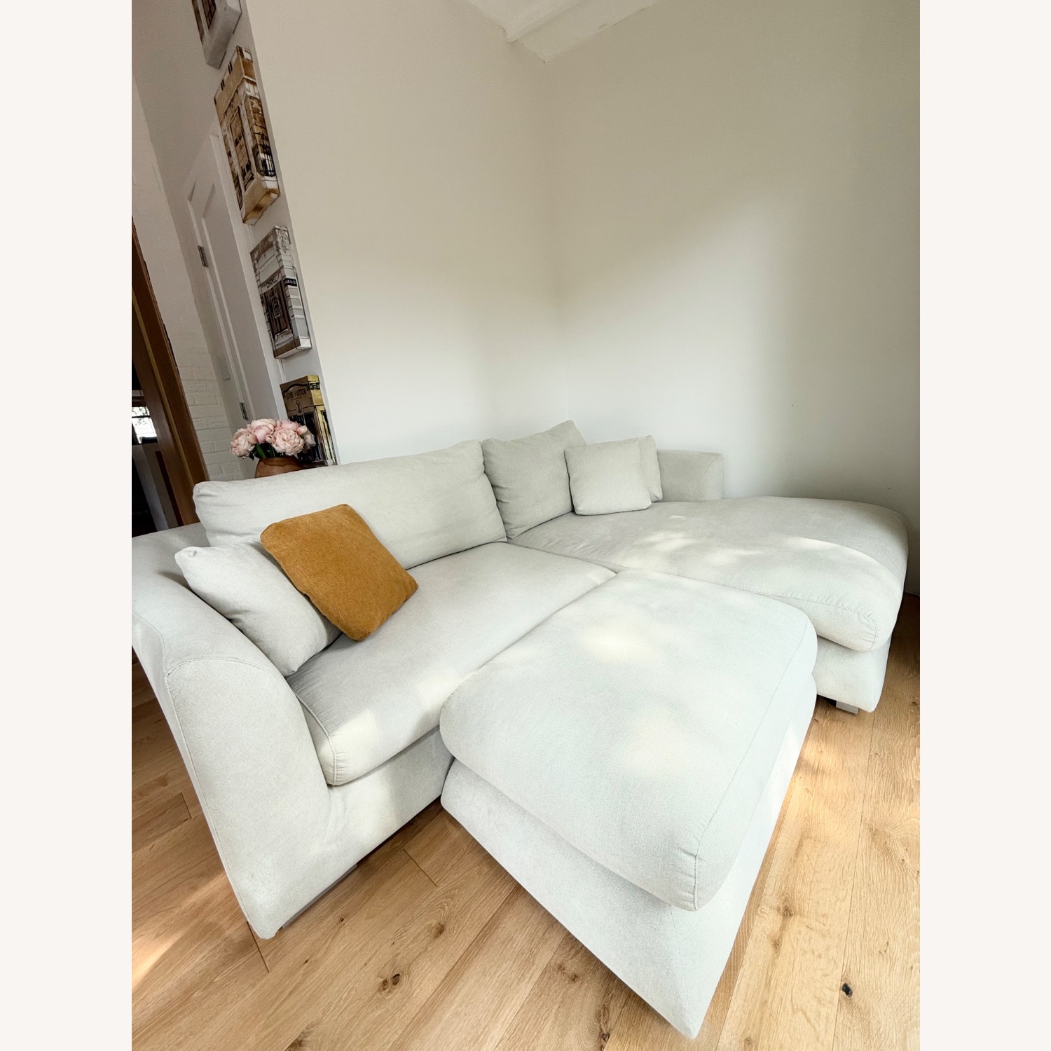 Feathers Sectional Sofa - Washable & Ultra-soft - image-1
