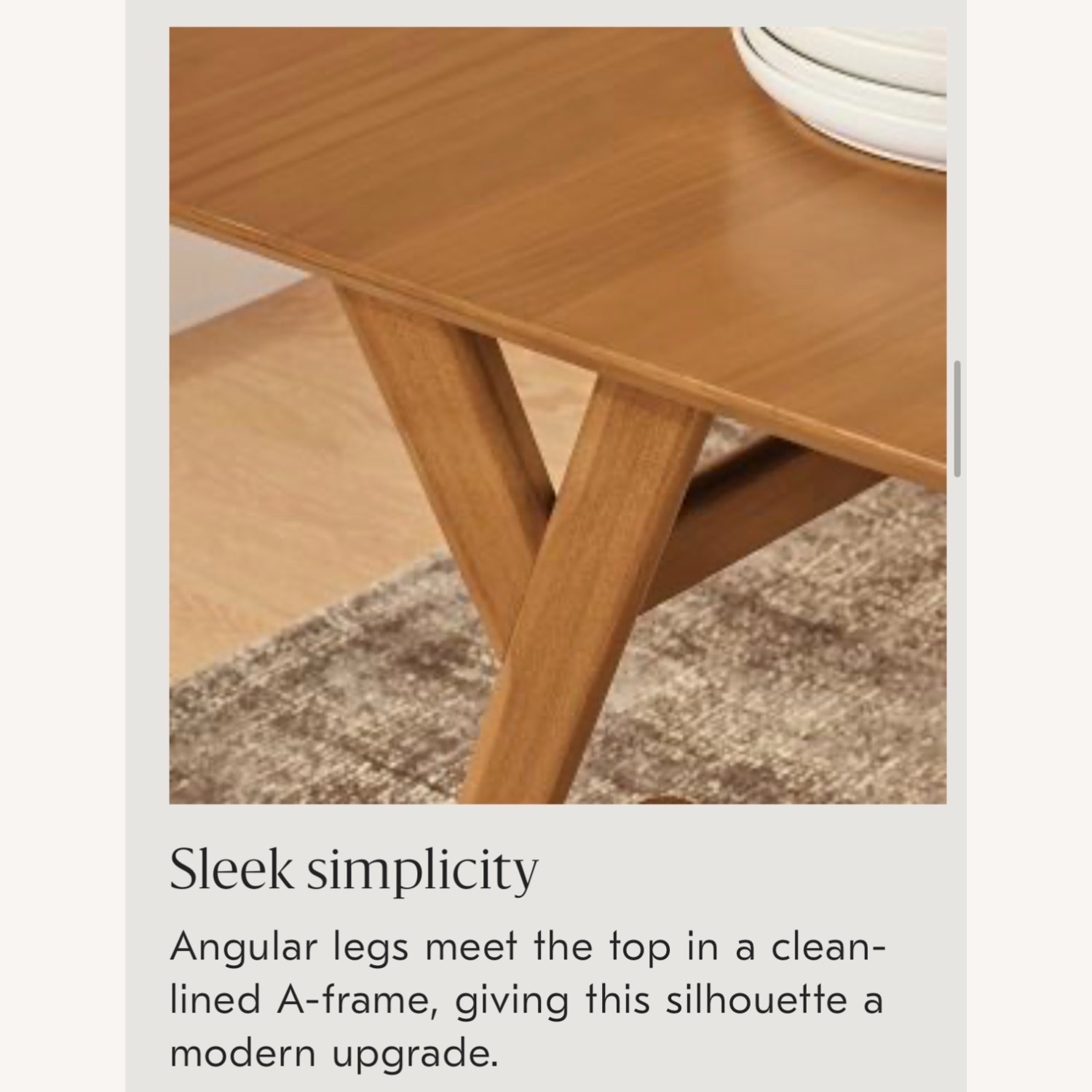 West Elm Mid-Century Walnut Wood Dining Table - image-6