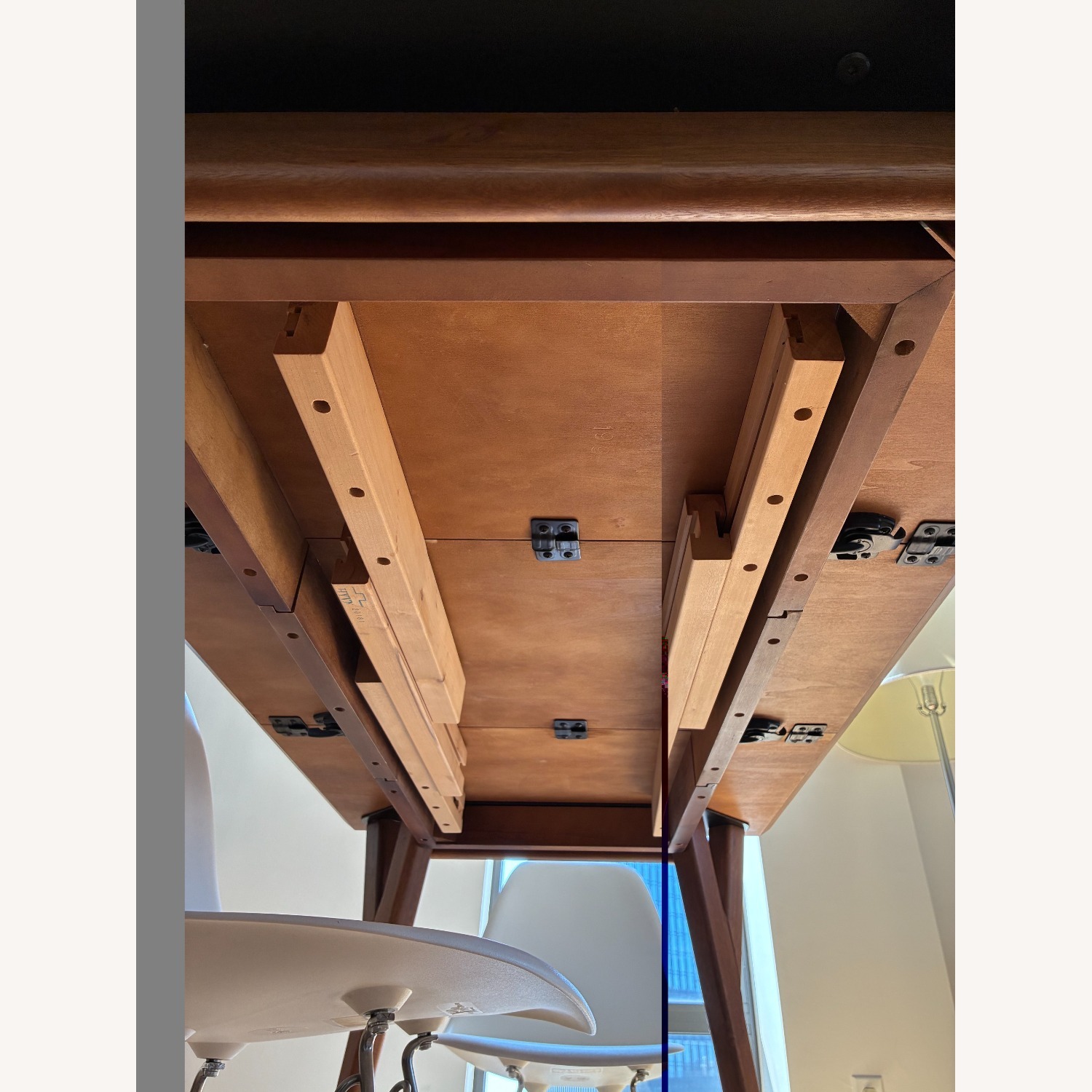 West Elm Mid-Century Walnut Wood Dining Table - image-4