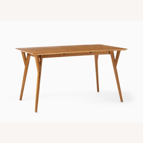 Used West Elm Mid-Century Walnut Wood Dining Table for sale on AptDeco