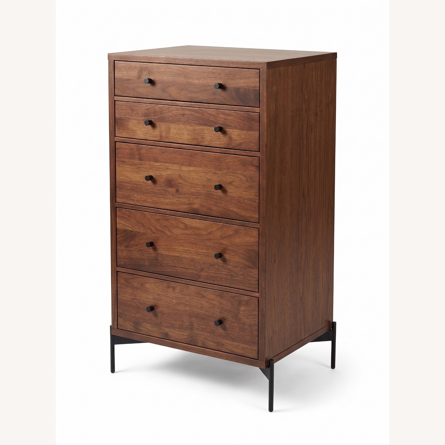 Pottery Barn Dark Brown Wood Dresser - image-1