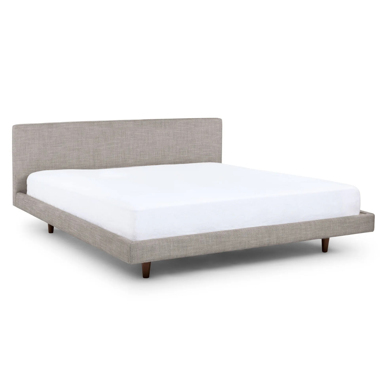 Article Light Gray Fabric Queen Bed - image-6