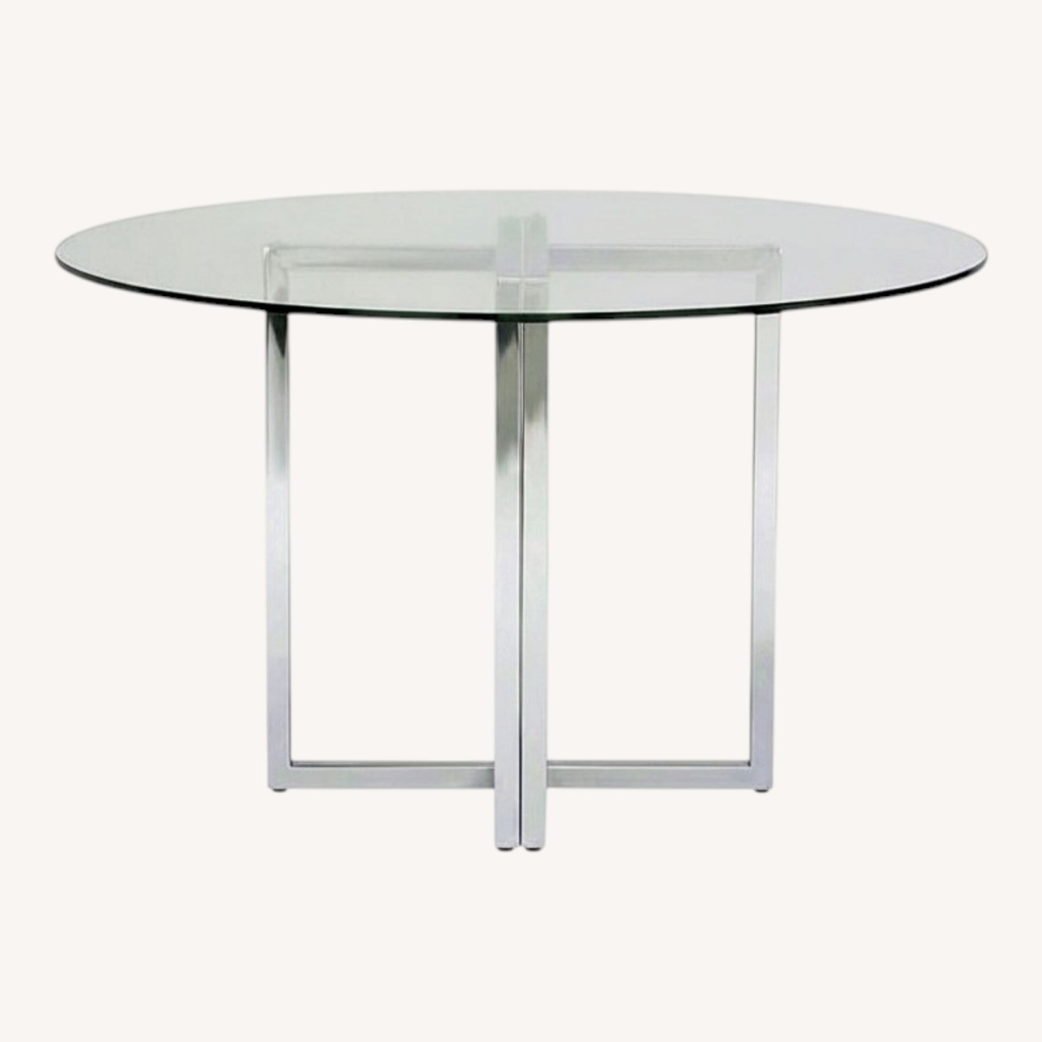 CB2 Silverado Glass Dining Table - image-0
