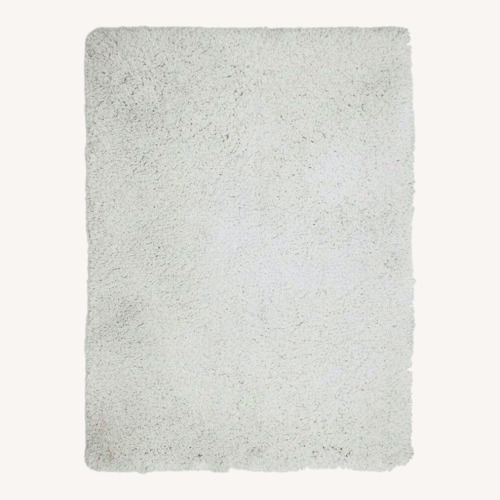 Used West Elm Cozy Plush Frost Gray Shed Rug 6' x 9' for sale on AptDeco
