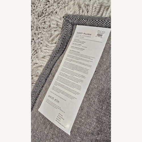 Used West Elm Cozy Plush Frost Gray Shed Rug 6' x 9' for sale on AptDeco