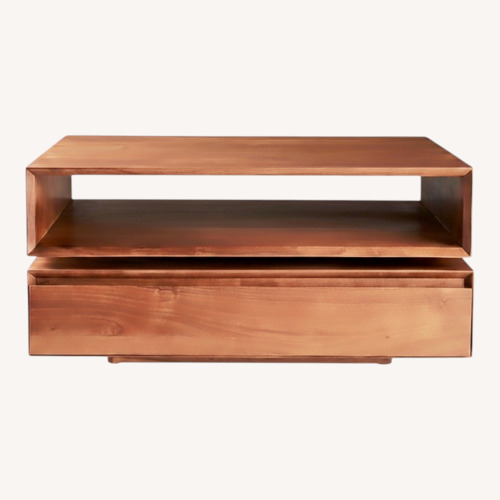 Used CB2 Spin Rotating Coffee Table for sale on AptDeco