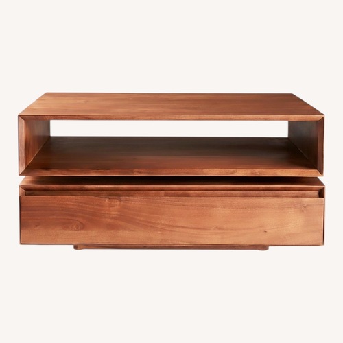 Used CB2 Spin Rotating Coffee Table for sale on AptDeco