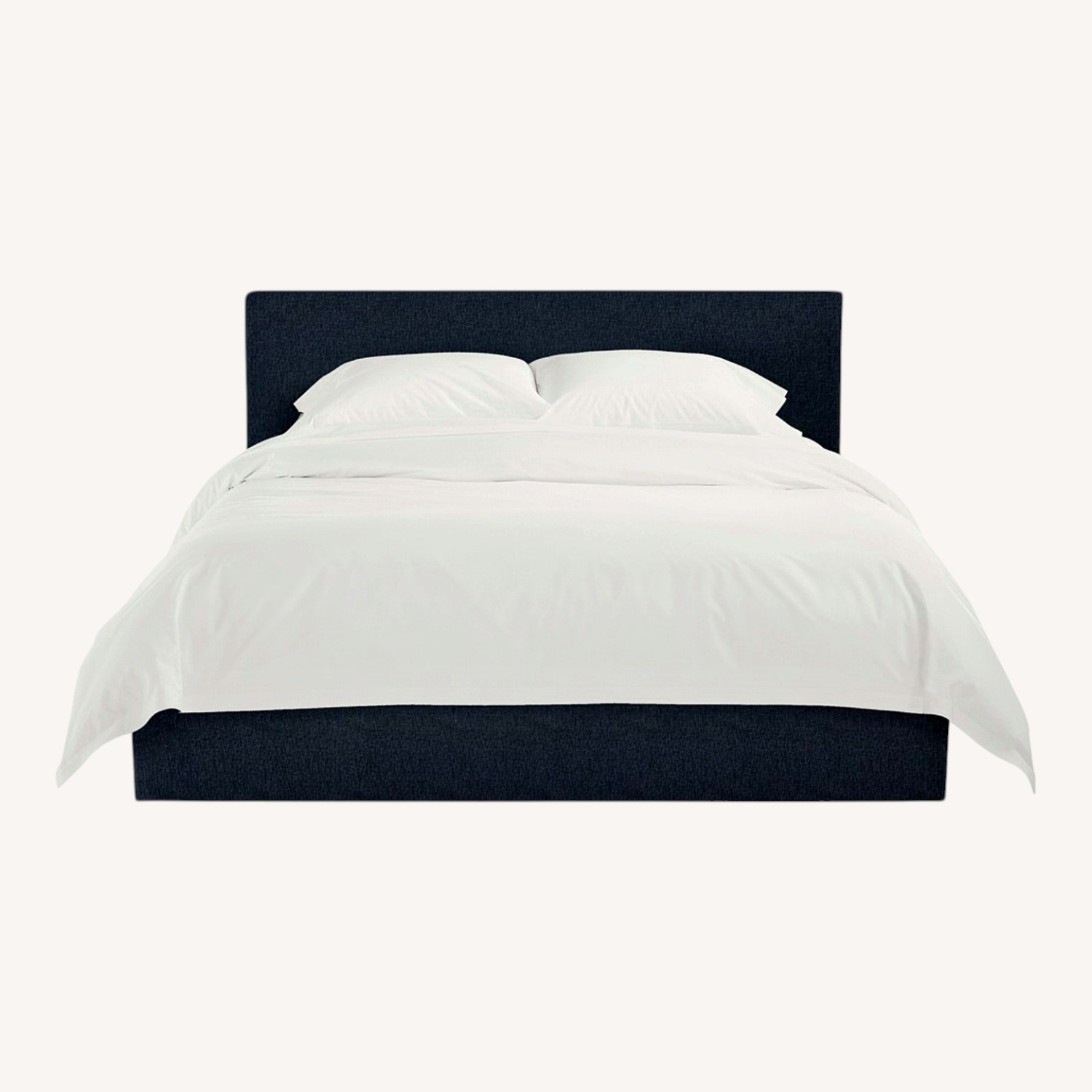 Room & Board Blue Fabric Full Bed - image-0