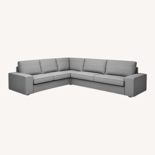 Used IKEA Light Gray 3+ Piece Sectional for sale on AptDeco