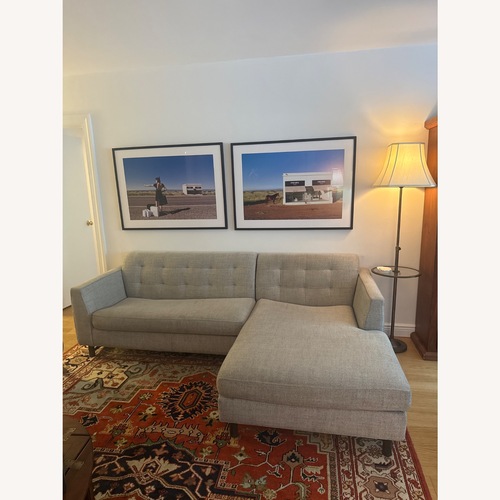 Used Precedent Gray Couch with Chaise for sale on AptDeco