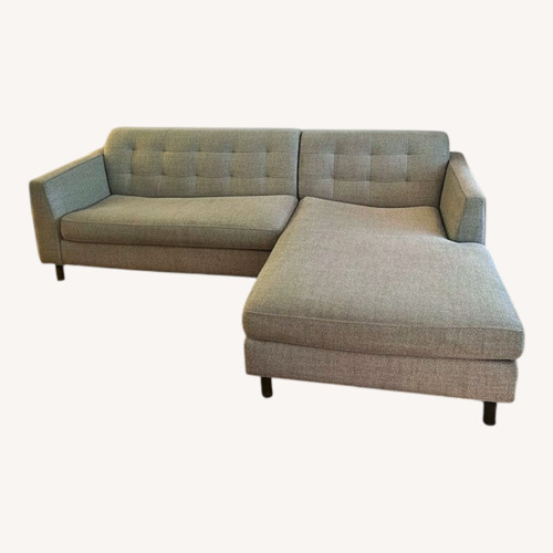 Used Precedent Gray Couch with Chaise for sale on AptDeco