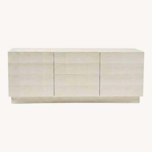 Used West Elm Luisa Media Carved Console for sale on AptDeco