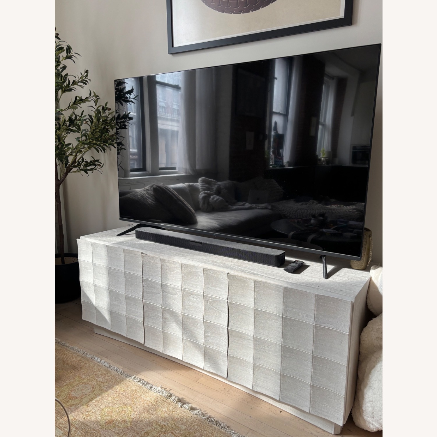 West Elm Luisa Media Carved Console - image-1