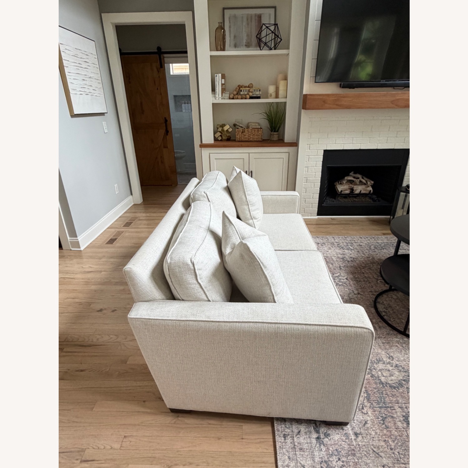 Ethan Allen Spencer Track Arm Sofas 2 - image-1