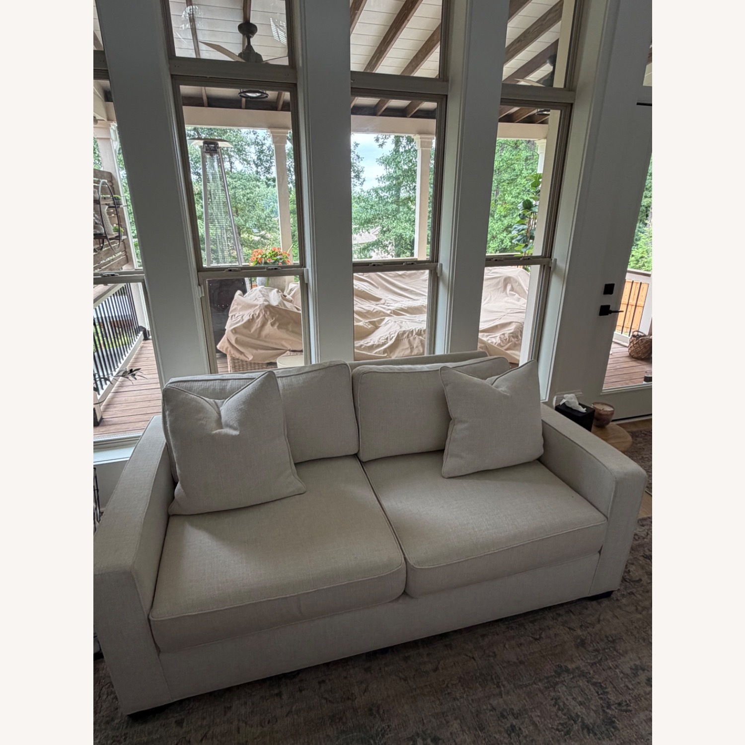 Ethan Allen Spencer Track Arm Sofas 2 - image-4