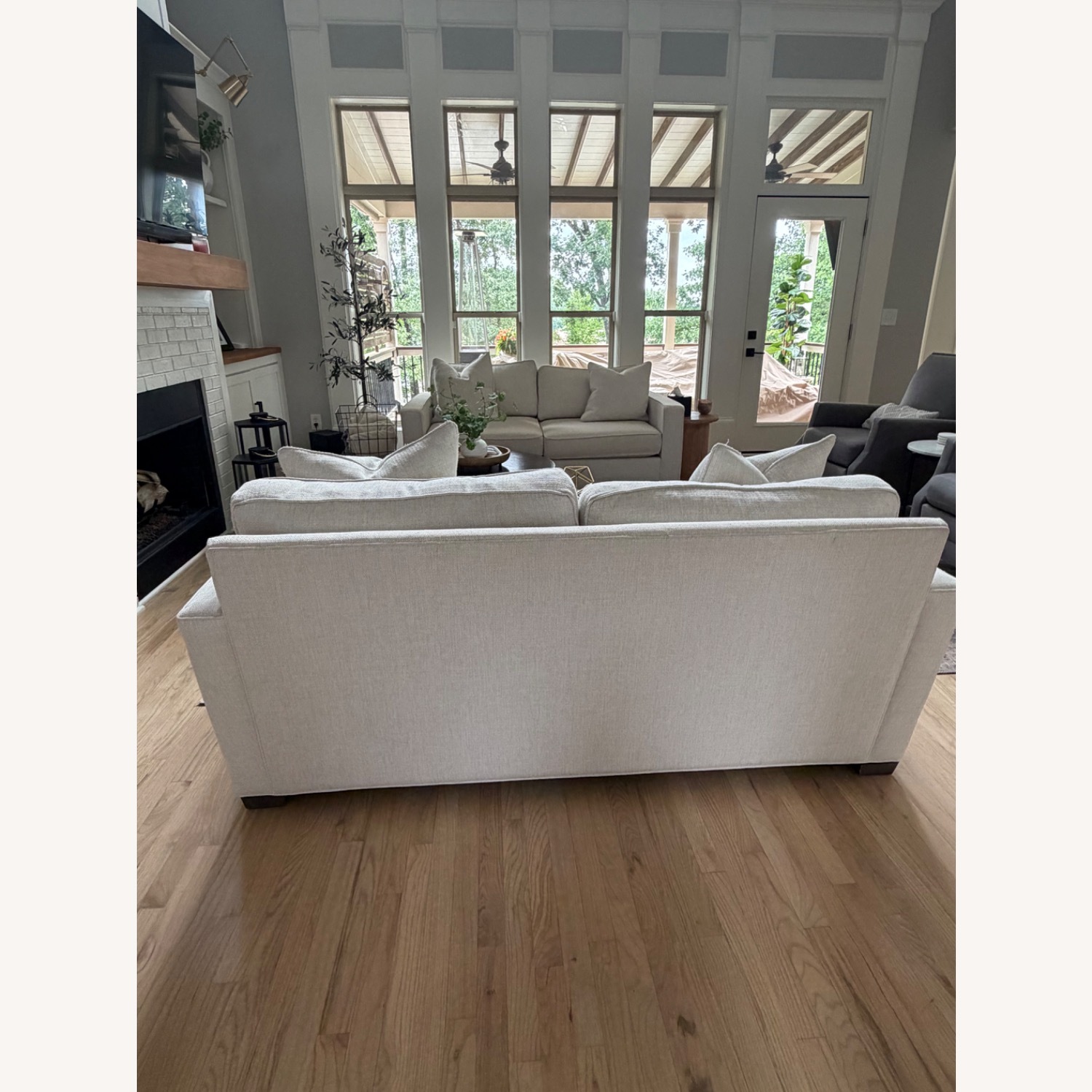 Ethan Allen Spencer Track Arm Sofas 2 - image-7