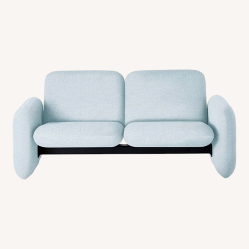 Used Herman Miller Blue Wool 2 Seater Sofa for sale on AptDeco