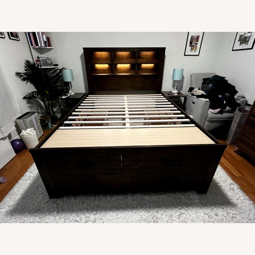 Used Wayfair Loon Peak Storage Platform Bed  for sale on AptDeco