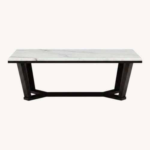 Used Signature Design Marble Coffee Table for sale on AptDeco