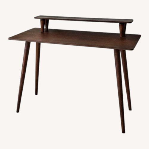 Used Mid-Century Modern Walnut & Beech Wood Desk for sale on AptDeco