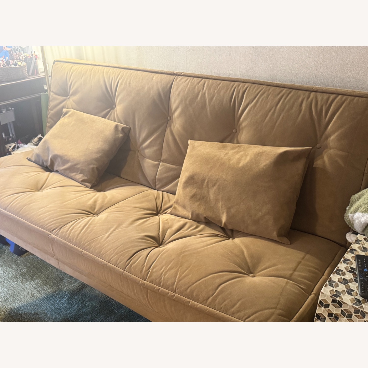 Ligne Roset Light Brown Sleeper Sofa - image-2