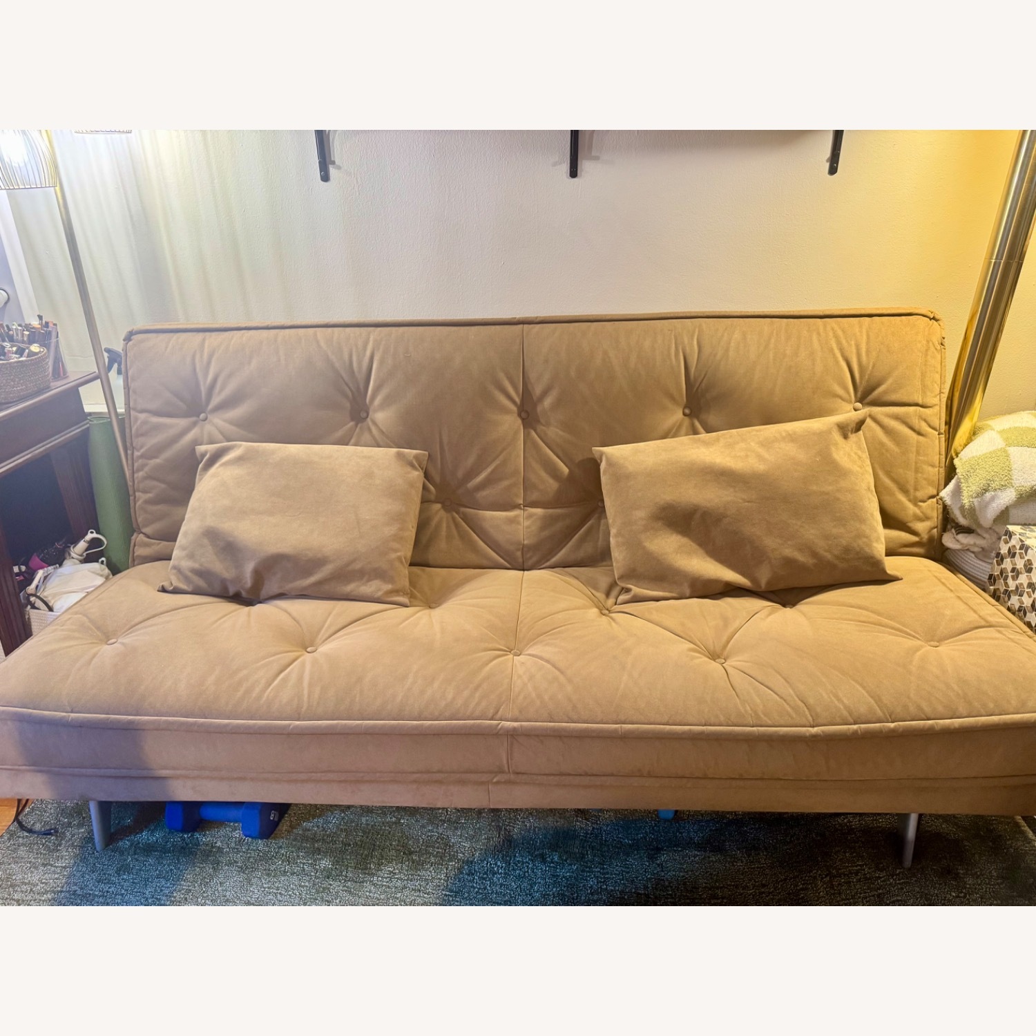Ligne Roset Light Brown Sleeper Sofa - image-1