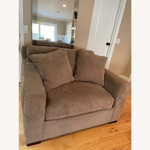 Used Crate & Barrel Axis Fabric Armchair for sale on AptDeco