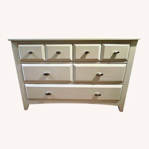 Used White Wood Dresser for sale on AptDeco