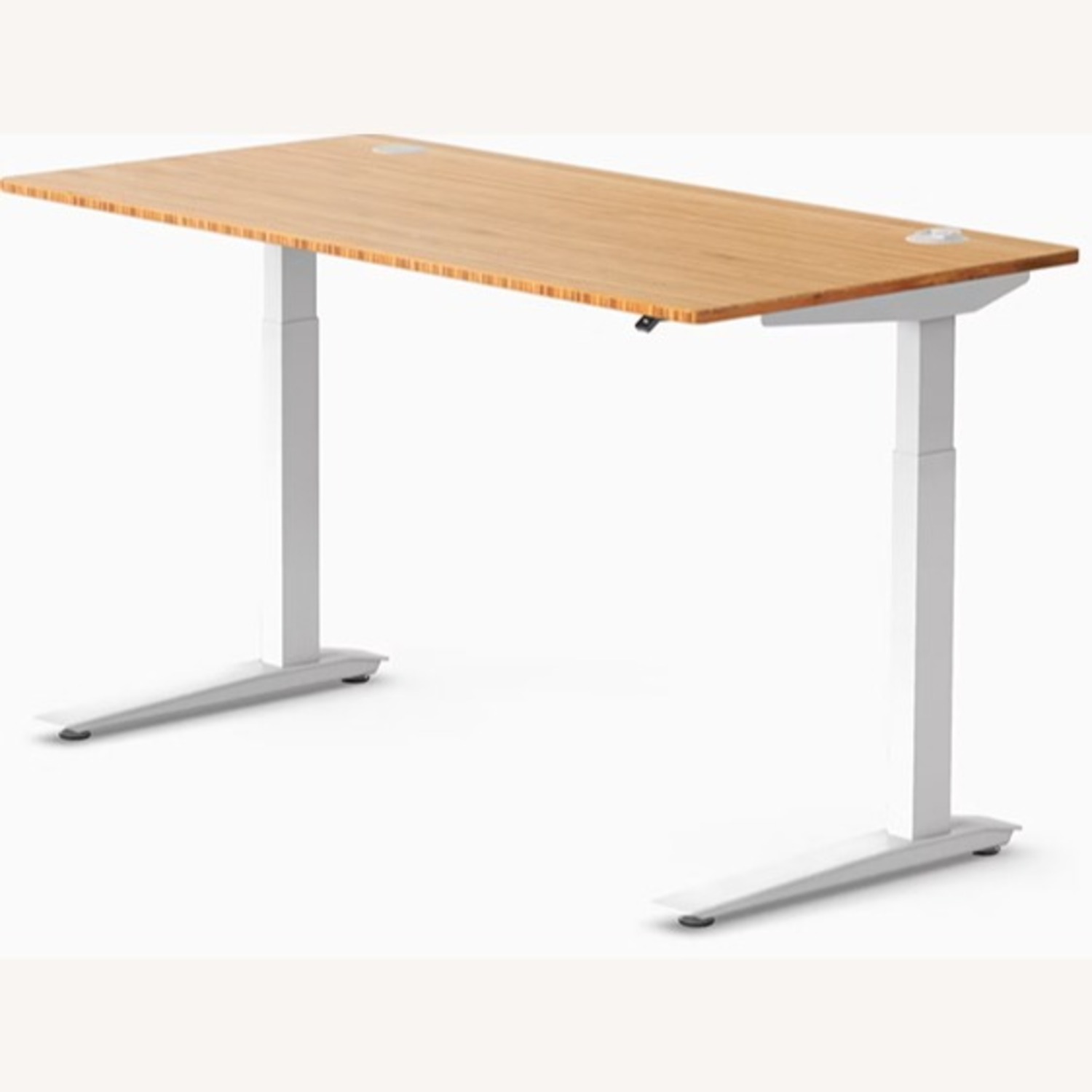 Herman Miller Light Brown Bamboo Desk - image-2