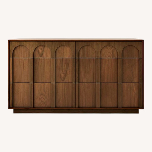 Used Article Prima 6-Drawer Double Dresser Walnut for sale on AptDeco