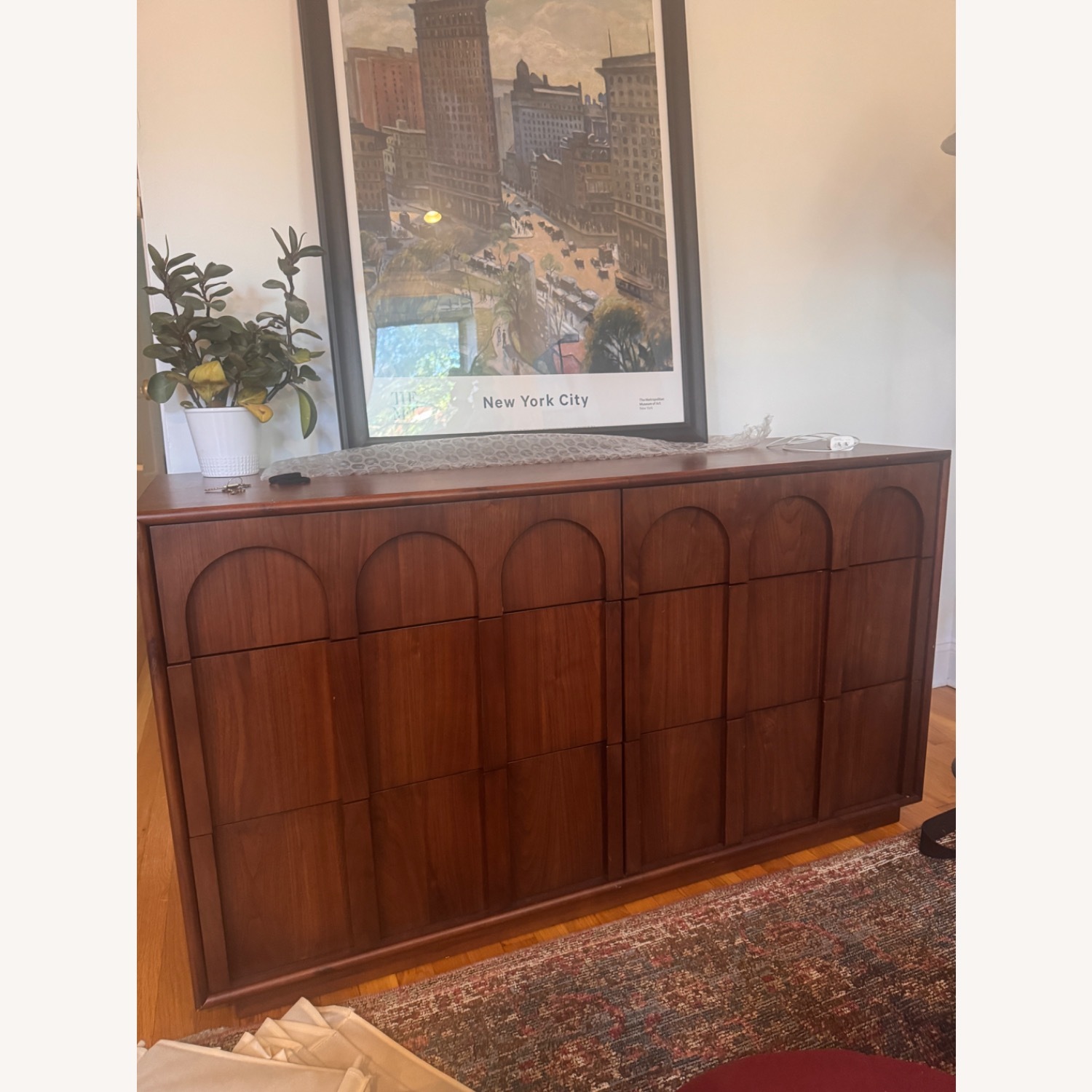 Article Prima 6-Drawer Double Dresser Walnut - image-1