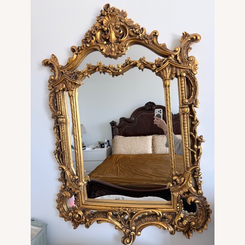 Used Vintage Gold Mirror for sale on AptDeco