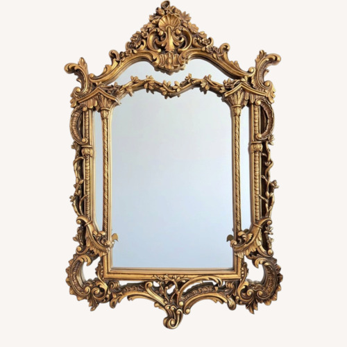 Used Vintage Gold Mirror for sale on AptDeco