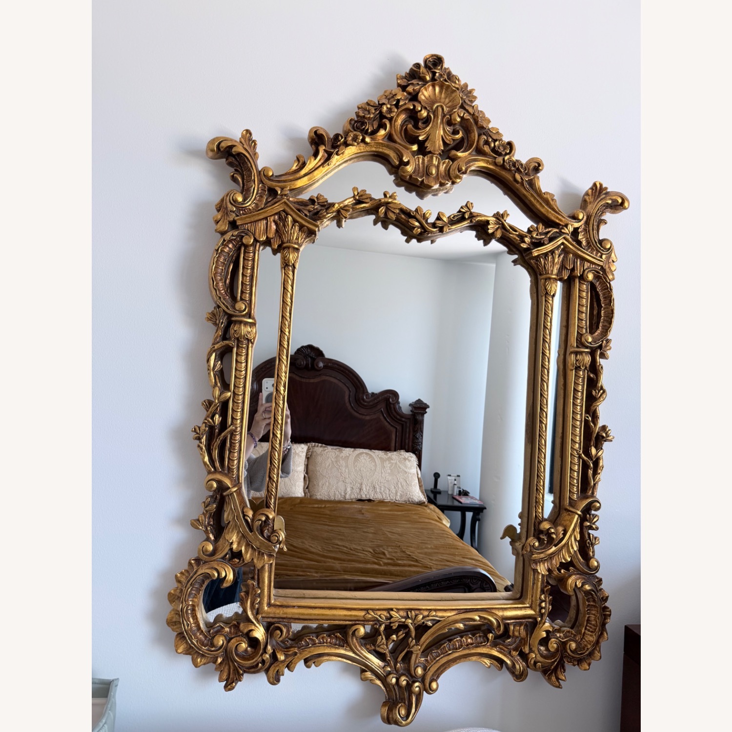 Vintage Gold Mirror - image-2