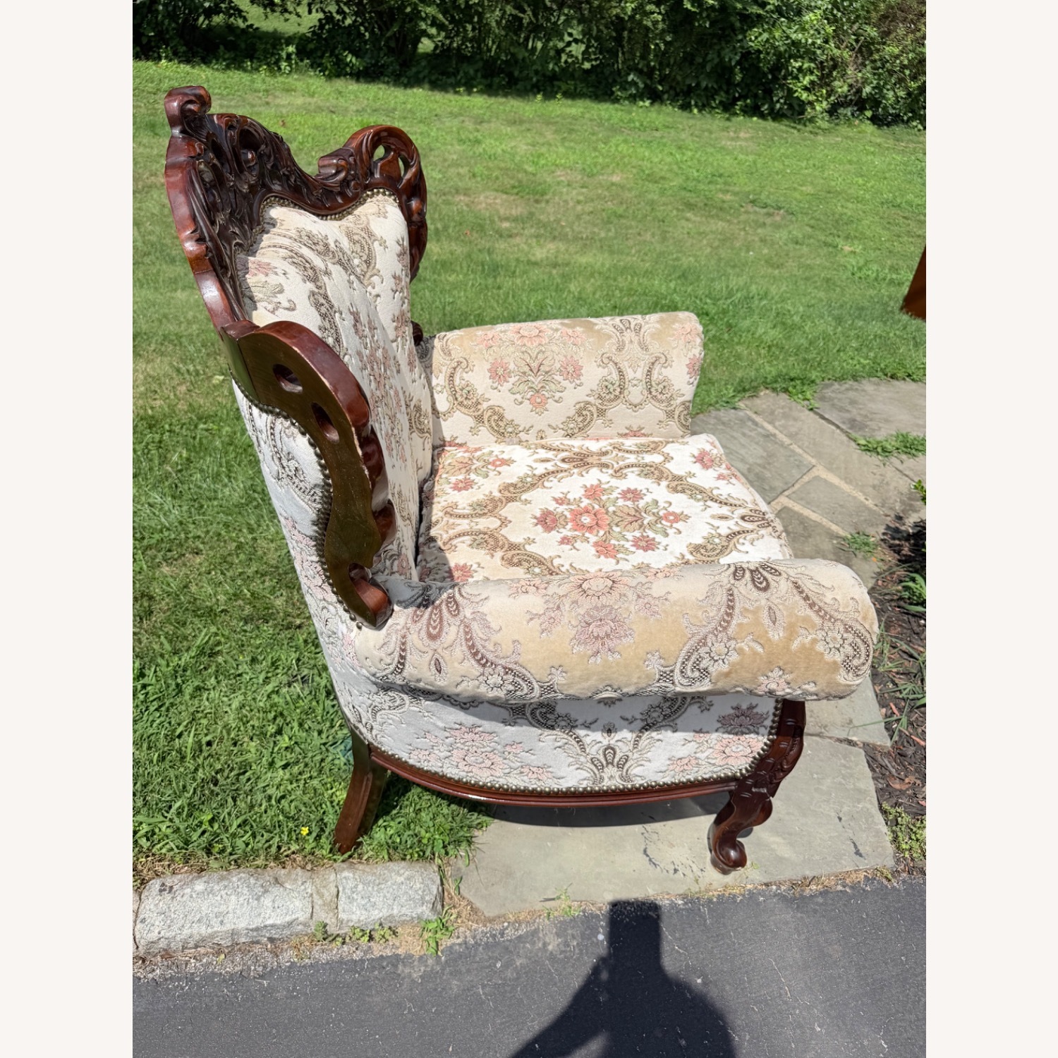 Fabric Chair and a Half - image-1