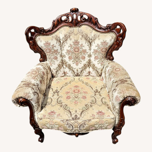 Used Vintage/Antique Fabric Armchair for sale on AptDeco