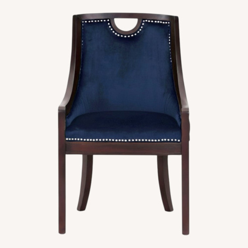 Used Amazon Blue Wood Armchairs for sale on AptDeco