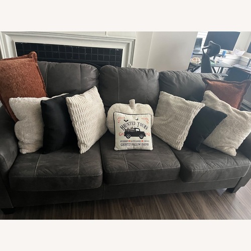 Used Ashley Furniture Dark Gray 3+ Seater Sofa for sale on AptDeco