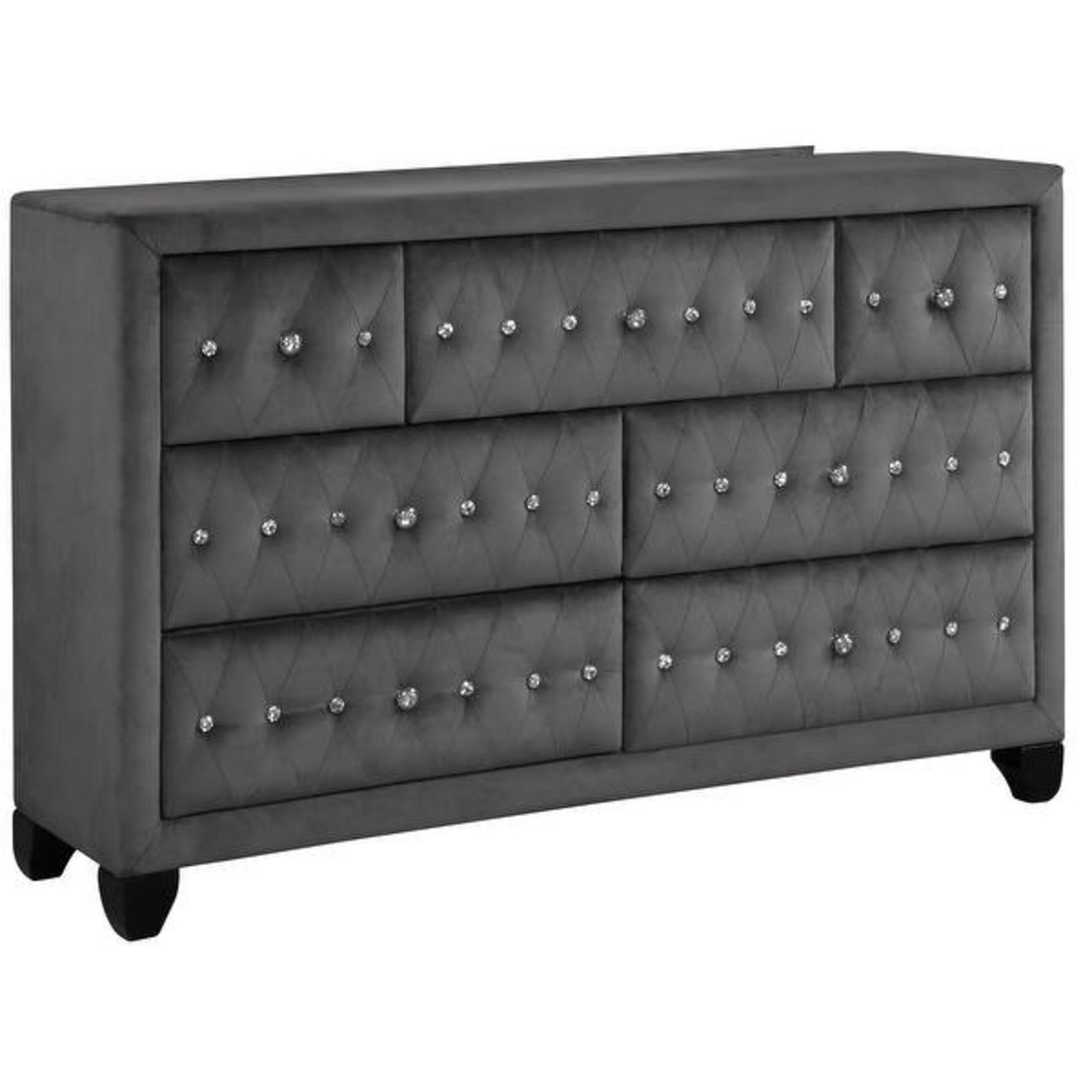 Wayfair Rhinestone Velvet Dresser - image-4