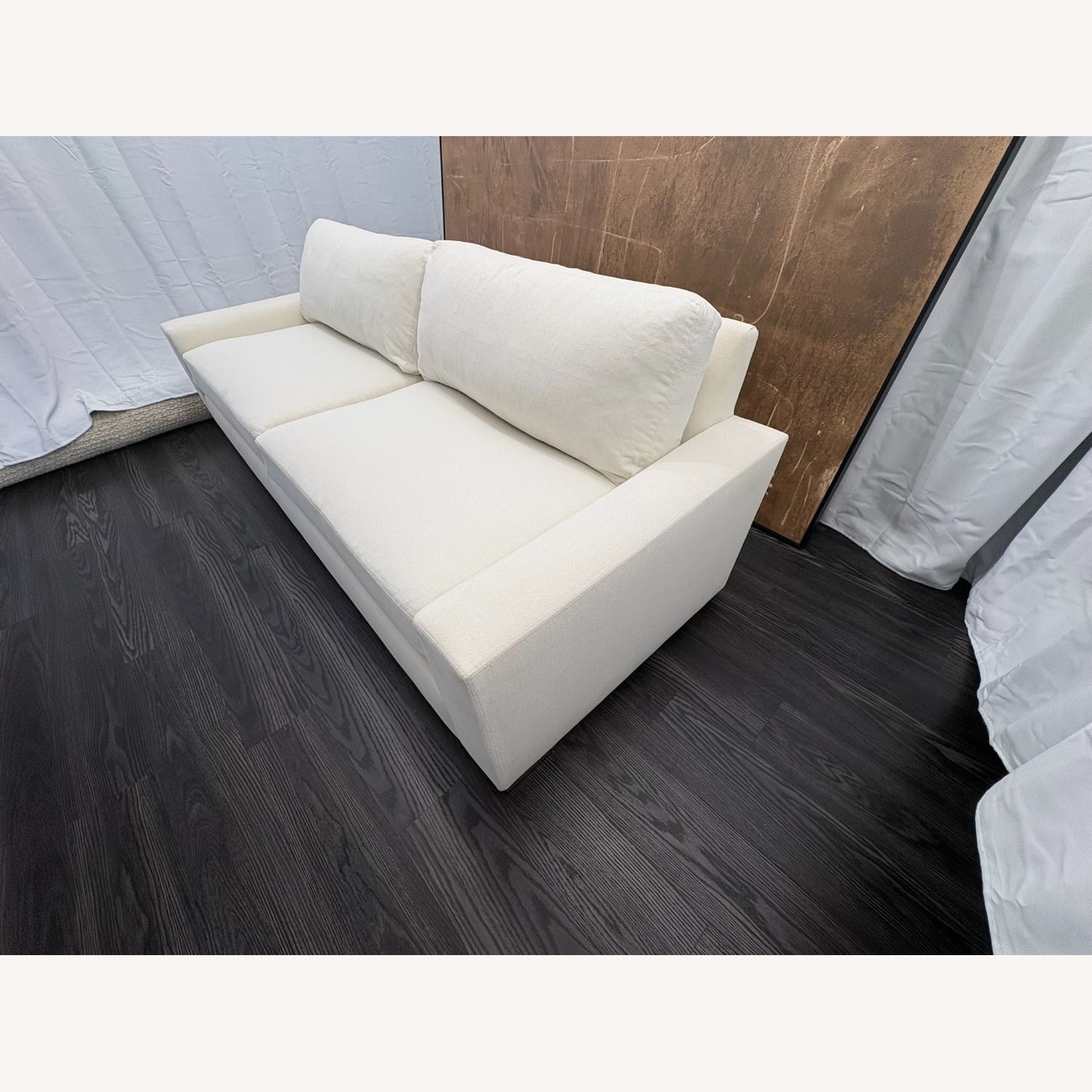Restoration Hardware Maxwell White 3+ Seater Sofa - image-11