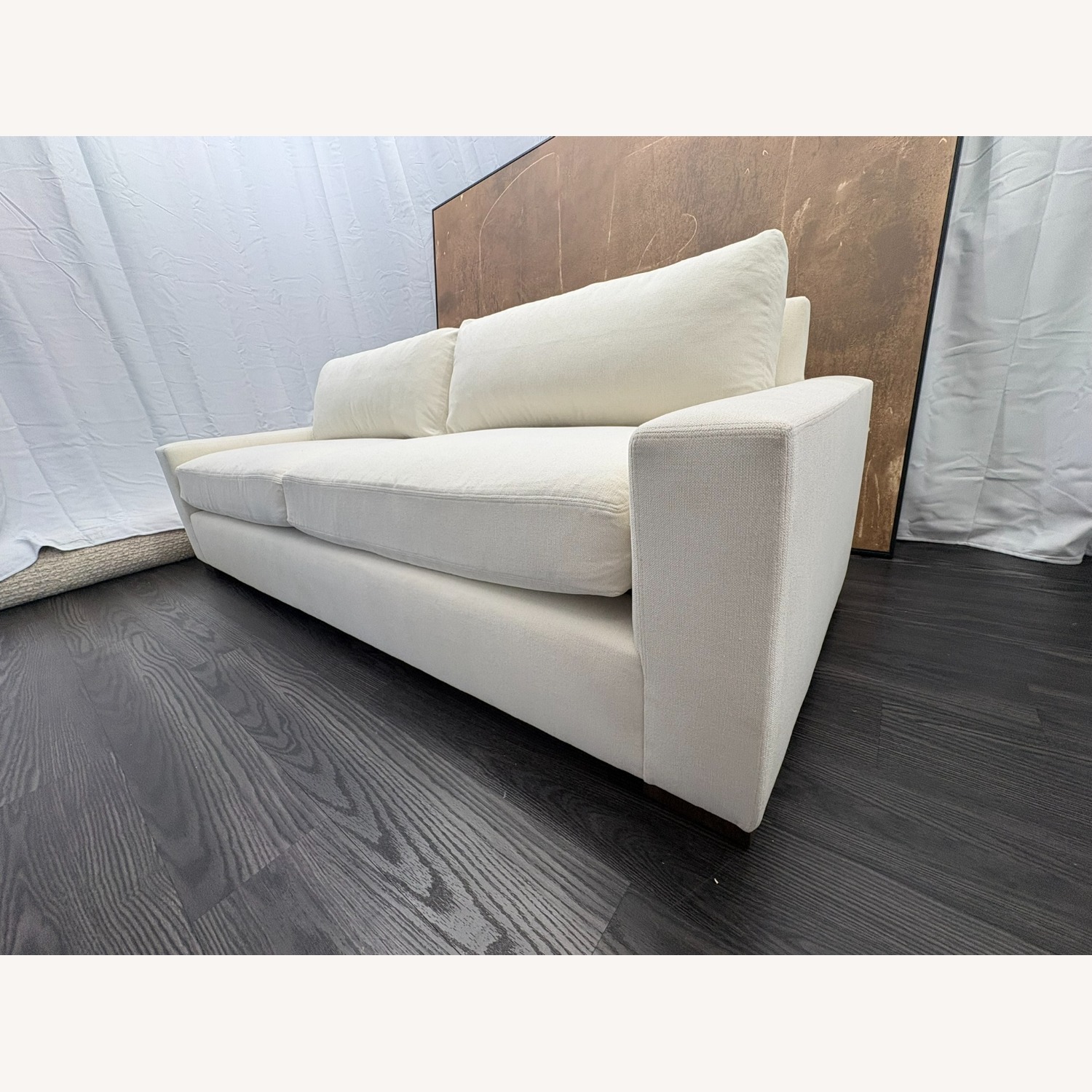 Restoration Hardware Maxwell White 3+ Seater Sofa - image-15