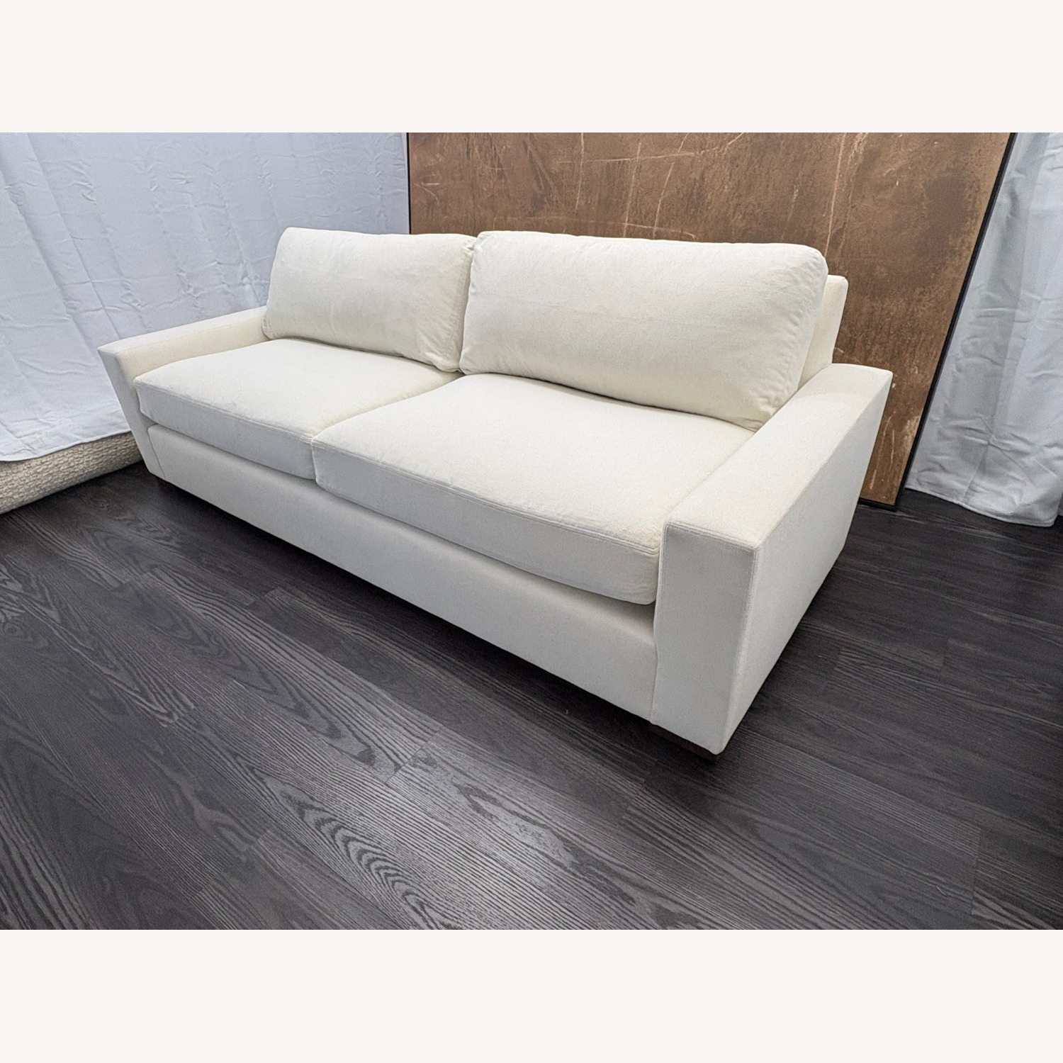 Restoration Hardware Maxwell White 3+ Seater Sofa - image-25