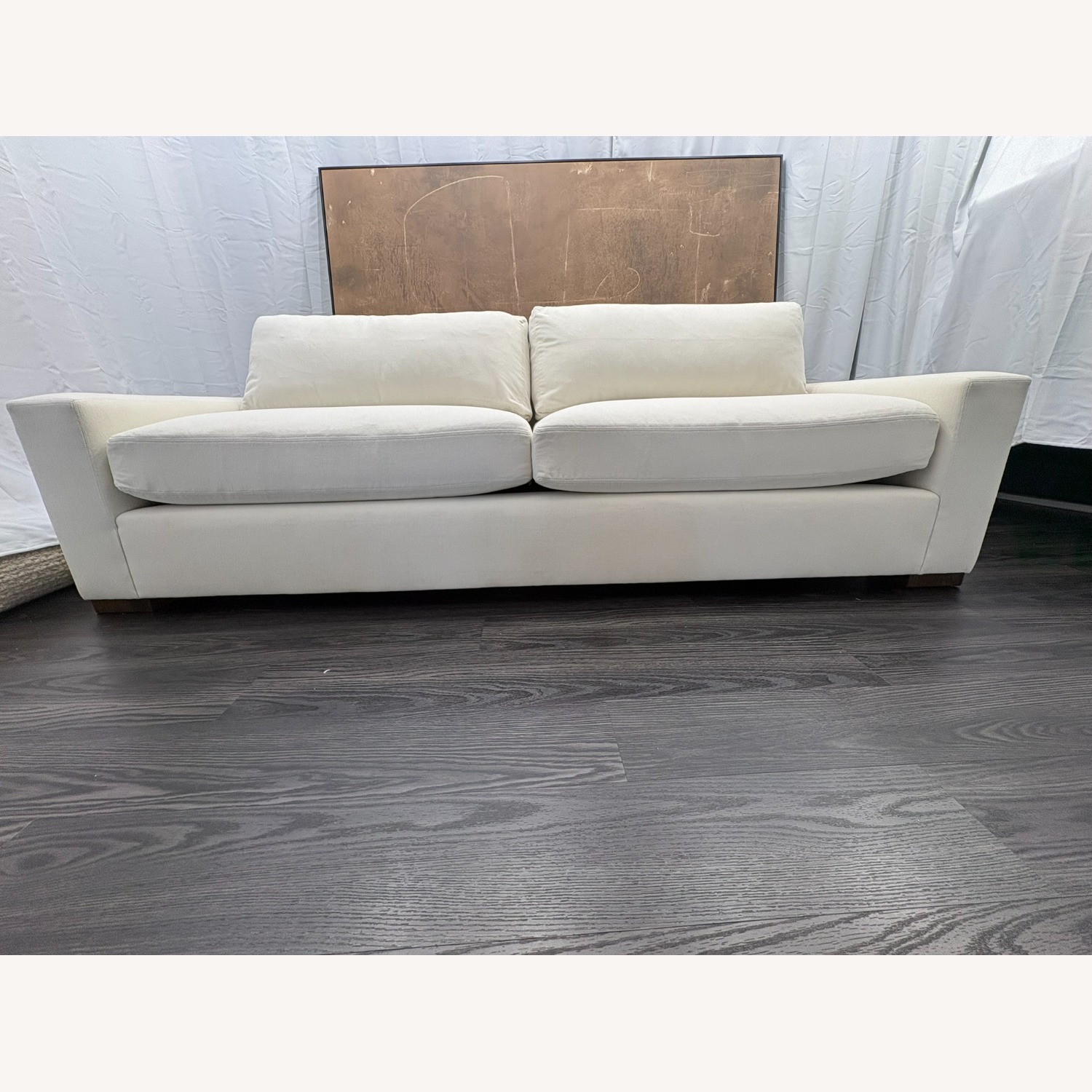 Restoration Hardware Maxwell White 3+ Seater Sofa - image-7