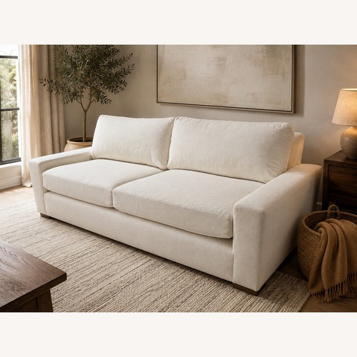 Used Restoration Hardware Maxwell White 3+ Seater Sofa for sale on AptDeco