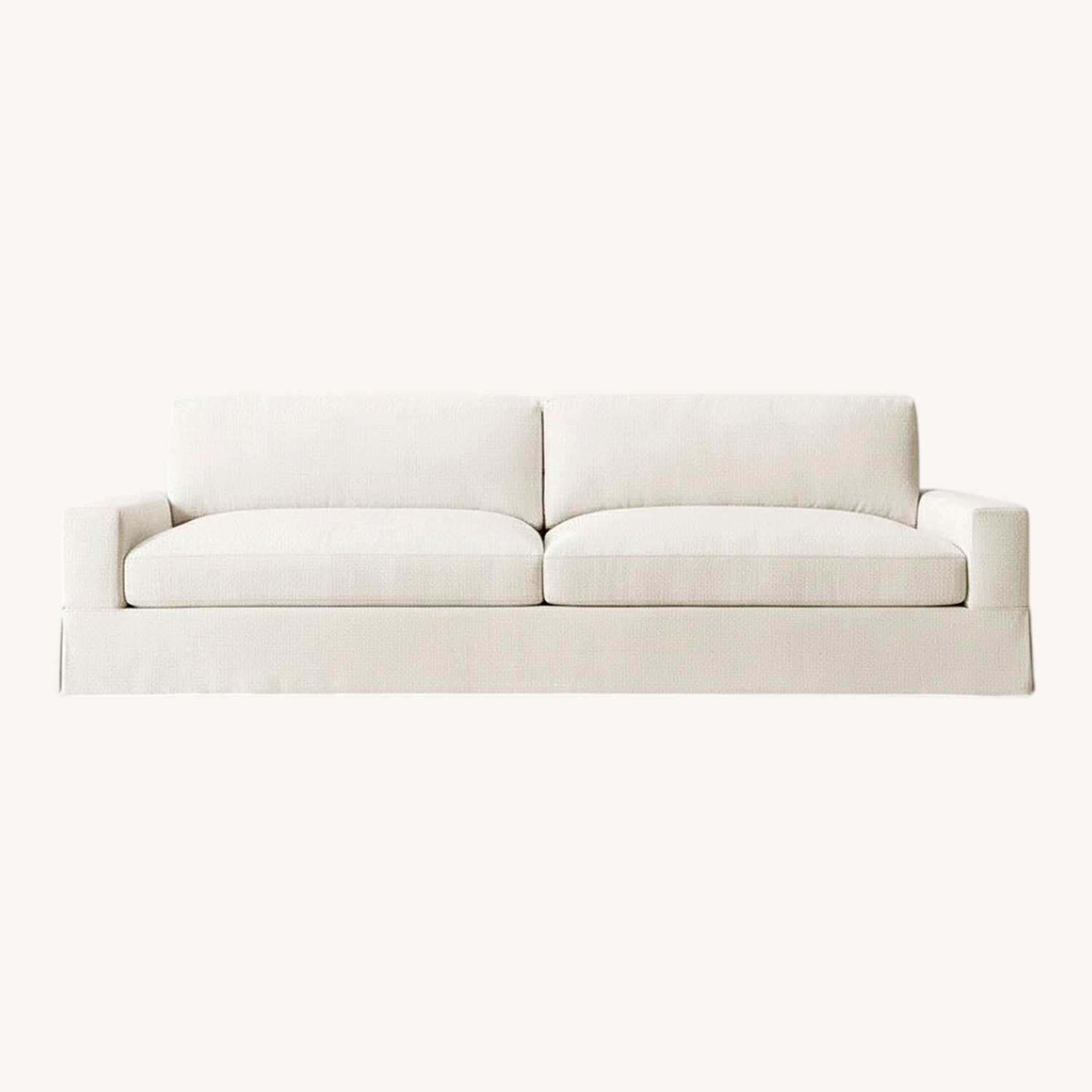 Restoration Hardware Maxwell White 3+ Seater Sofa - image-0